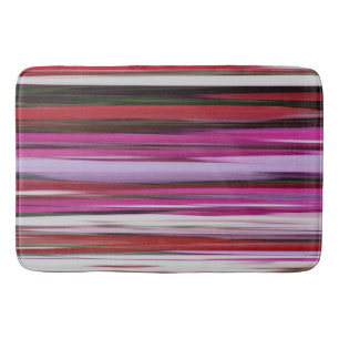 Tapis De Bain Abstrait #2 : Flou rouge