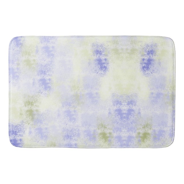 Tapis De Bain Abstrait d'olive violette (Devant)