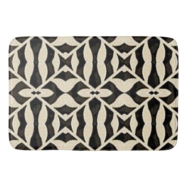 Tapis De Bain Abstrait Zebra (Devant)
