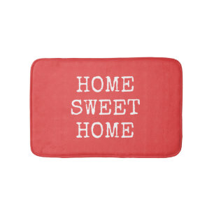 Tapis De Bain Accueil douce maison citation corail minimal