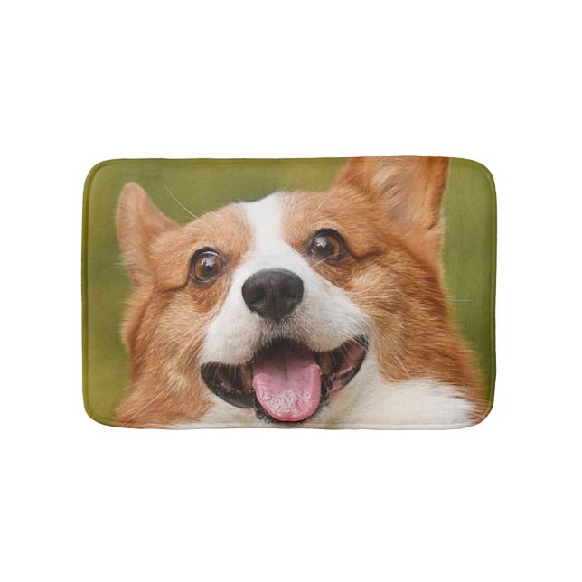 Tapis De Bain Ajouter photo de chien personnalisé Customisé (Devant)