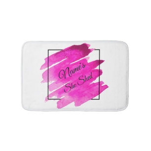 Tapis De Bain Ajouter un nom Modifier le texte Elle Shop Mauve B