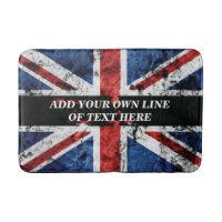 Ajouter votre texte sur le drapeau anglais Jeu d'o