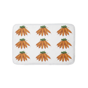 Tapis De Bain Aliments d'époque, bouquet de carottes biologiques