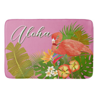 Tapis De Bain Aloha Flamingo 