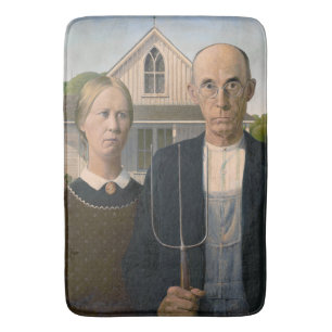 Tapis De Bain American Gothic : Vie rurale pauvre paysan