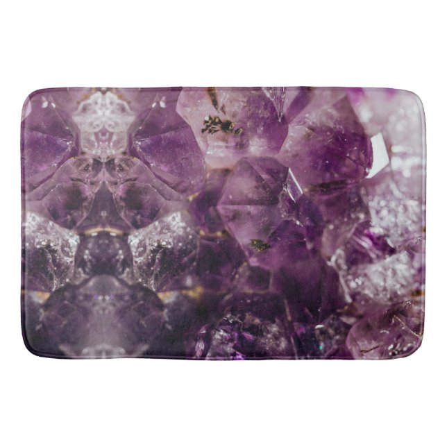 Tapis De Bain Améthyste Nettoyant Cristal Énergétique Mat Bain (Devant)