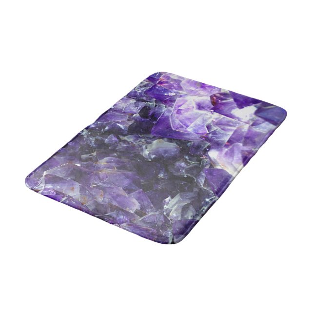 Tapis De Bain Améthyste pourpre (Angle)