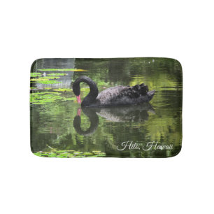 Tapis De Bain Amour de cygne