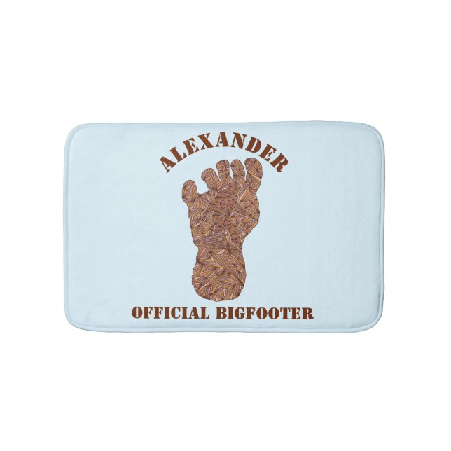 Tapis De Bain Amusement de Bigfoot de voie de Sasquatch (Devant)