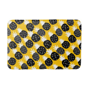 Tapis De Bain Ananas noir