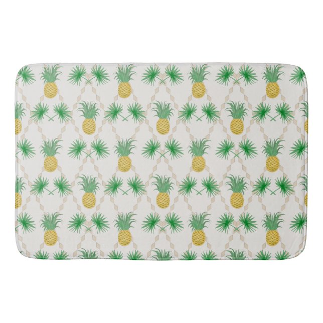 Tapis De Bain Ananas, rétro (Devant)