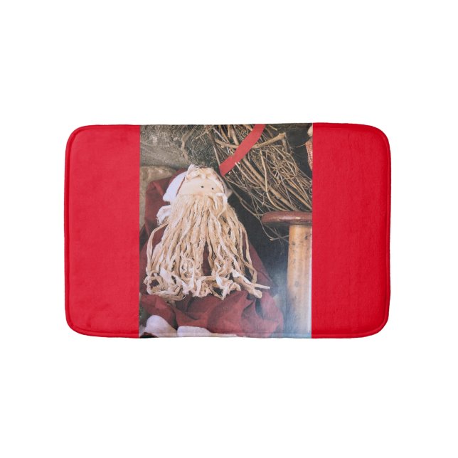 TAPIS DE BAIN ***ANCIENNE CUTE DE PÈRE NOËL MODE*** (Devant)