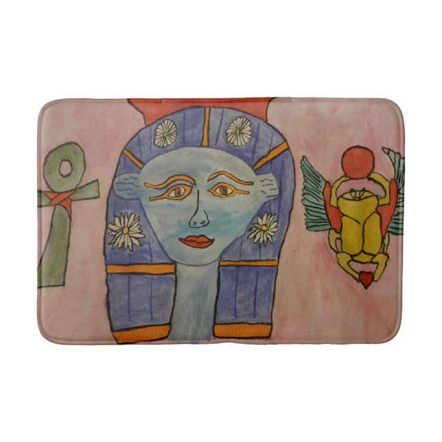 Tapis De Bain Ancienne déesse égyptienne (Devant)