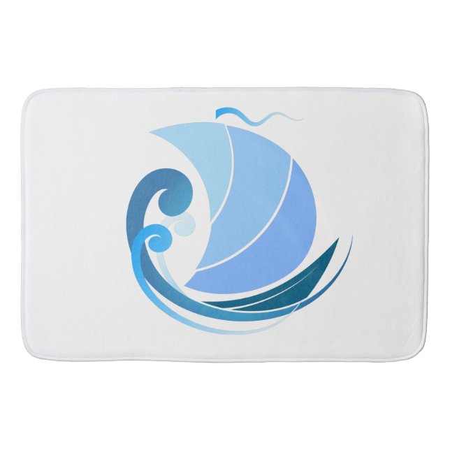 Tapis De Bain Ancre Loin (Devant)