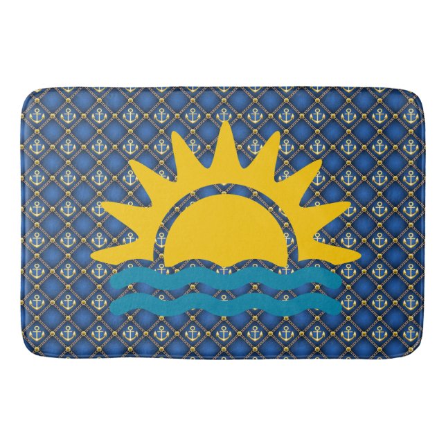 Tapis De Bain Ancre Loin (Devant)