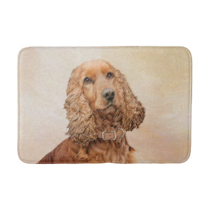Tapis De Bain Anglais Cocker Peinture Espagnole - Art Chien orig