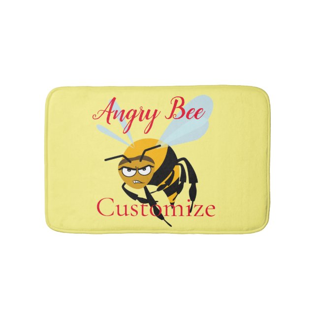 Tapis De Bain Angry Bee Thunder_Cove (Devant)