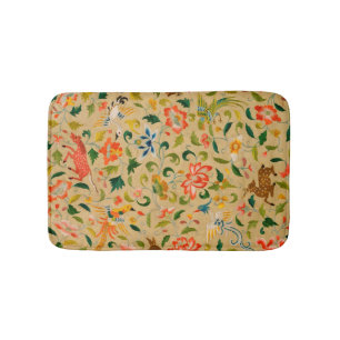 Tapis De Bain Animal Antique Cheval Oiseau Deer Rabbit