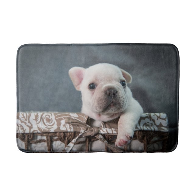 Tapis De Bain Animaux de bébés cutest | French Bulldog (Devant)