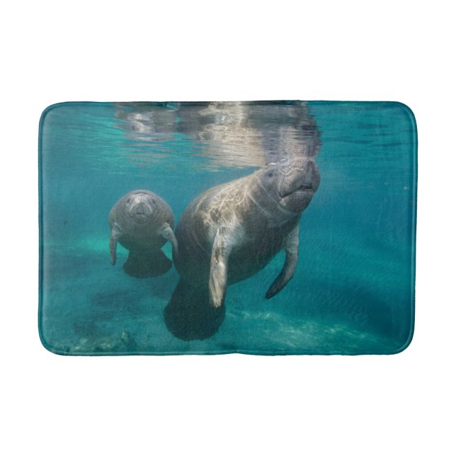 Tapis De Bain Animaux de bébés cutest | Manat & bébé (Devant)