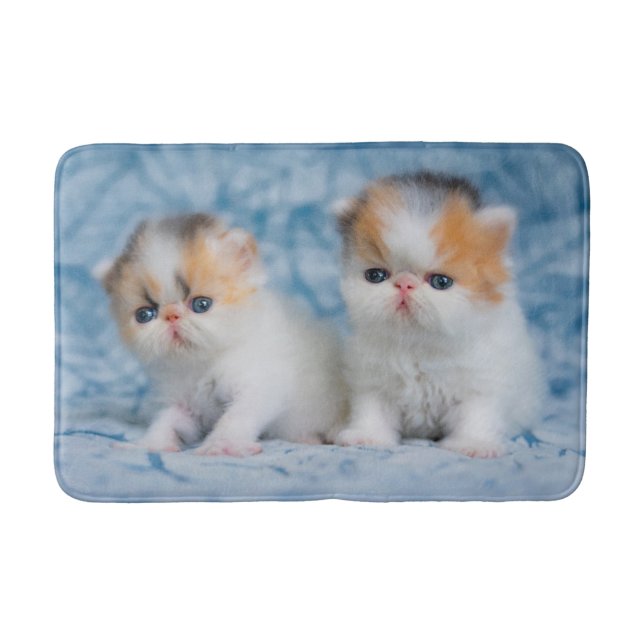 Tapis De Bain Animaux de bébés cutest | Persian Calico Kitten (Devant)