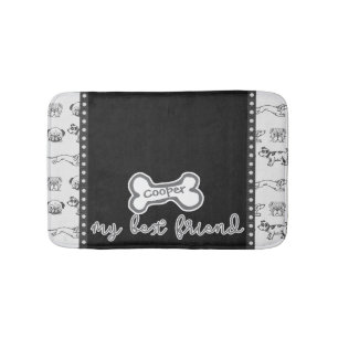 Tapis De Bain Animaux de compagnie en petits caricatures