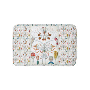 Tapis De Bain Animaux océaniques vintage, Copépodes par Ernst Ha