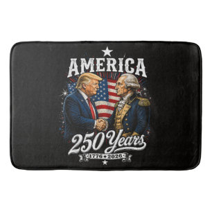 Tapis De Bain Anniversaire de l'Amérique 250e Trump Washington