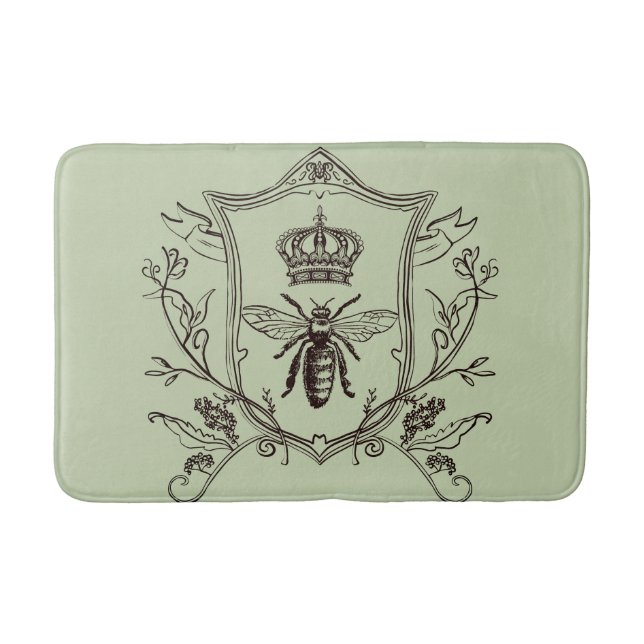 Tapis De Bain apiculteur de paris steampunk reine d'abeille fran (Devant)