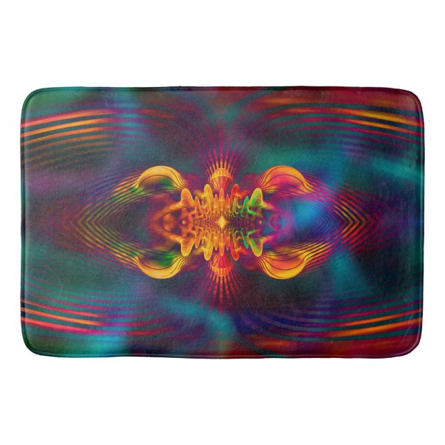 Tapis De Bain Apophyse Abstraite Fractal XI + vos idées (Devant)
