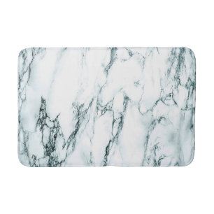 Tapis De Bain Apparence en marbre de veine turquoise foncé
