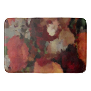 Tapis De Bain Aquarelle d'automne Abstraite
