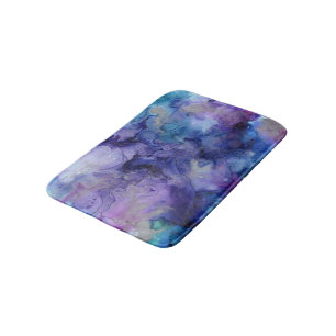 Tapis De Bain Aquarelle violette