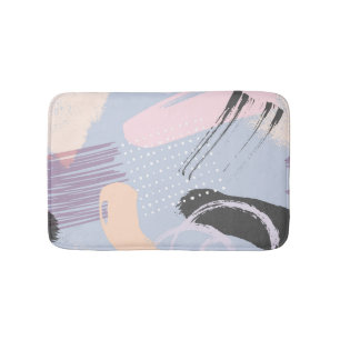 Tapis De Bain Aquarelles modernes colorées