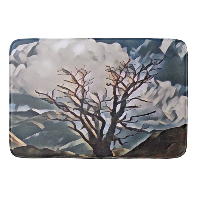 TAPIS DE BAIN ARBRE DE MONTAGNE (Devant)