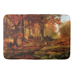 Tapis De Bain Arbres automnaux à Cresheim Glen (Philadelphie)