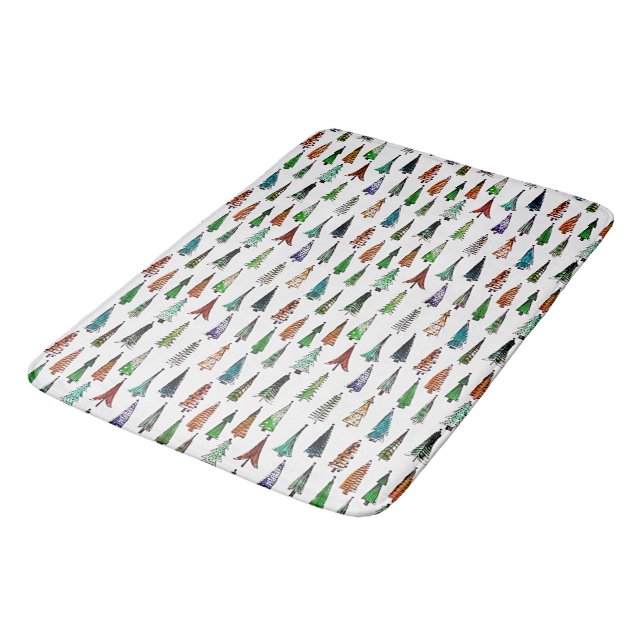 Tapis De Bain Arbres de Noël (Angle)