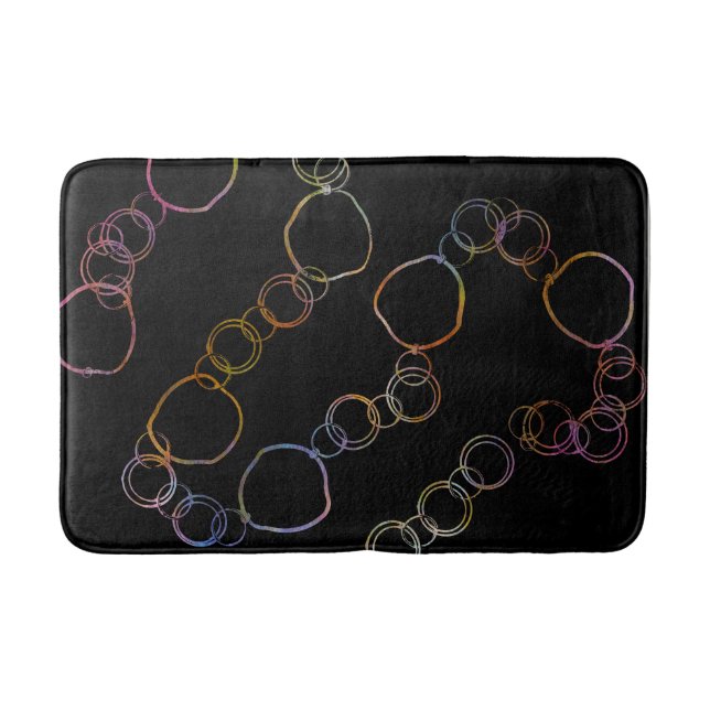 Tapis De Bain Arc arc-en-ciel circulaire (Devant)