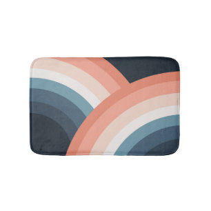Tapis De Bain Arc-en-ciel coloré à double rétro