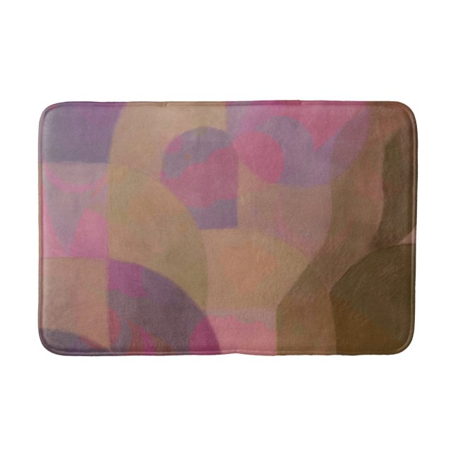 Tapis De Bain Arches Roses du désert - Géométrie Abstraite chaud (Devant)