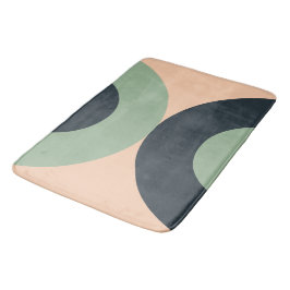 Tapis De Bain Ardoise de citronnelle moderne du milieu du siècle
