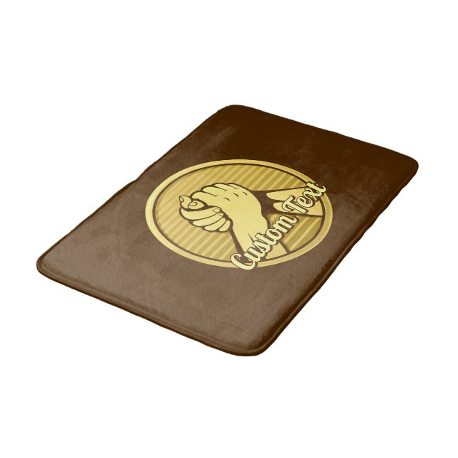 Tapis De Bain Arme de lutte Gold (Angle)