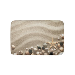 Tapis De Bain Arrière - plan de plage sablonneuse avec des