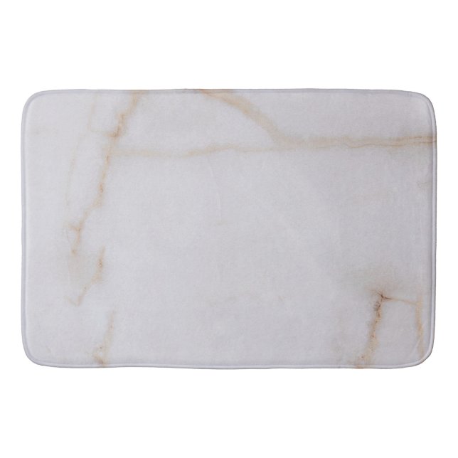 Tapis De Bain Arrière - plan en pierre de marbre (Devant)