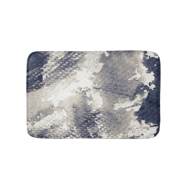 Tapis De Bain Arrière - plan grunge abstrait. Aquarelle, encre (Devant)