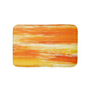 Tapis De Bain Arrière - plan jaune abstrait d'aquarelle