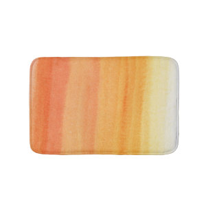 Tapis De Bain Arrière - plan peint à la main 2 d'aquarelle