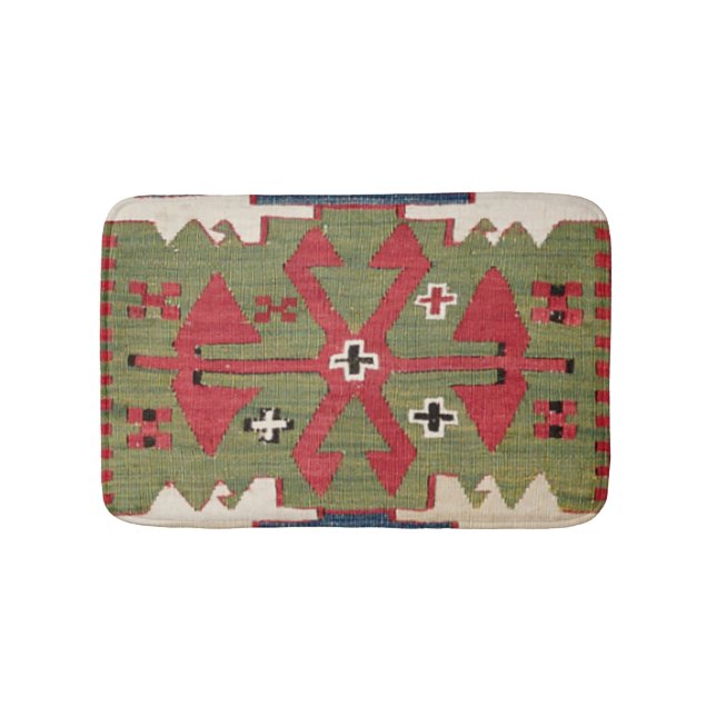Tapis De Bain Arrow en diamant Konya Blue Green Cowboy (Devant)