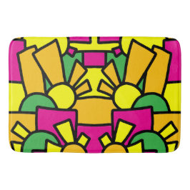 Tapis De Bain Art de doodle festif 42